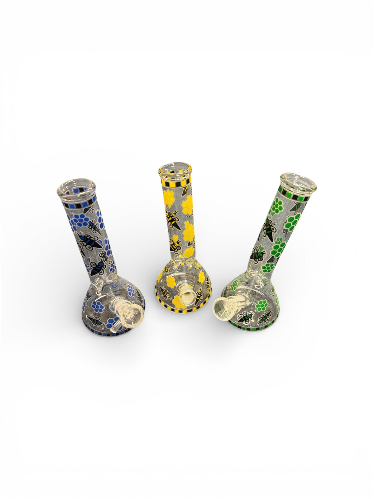 Glass Assorted Wasp Waterpipe