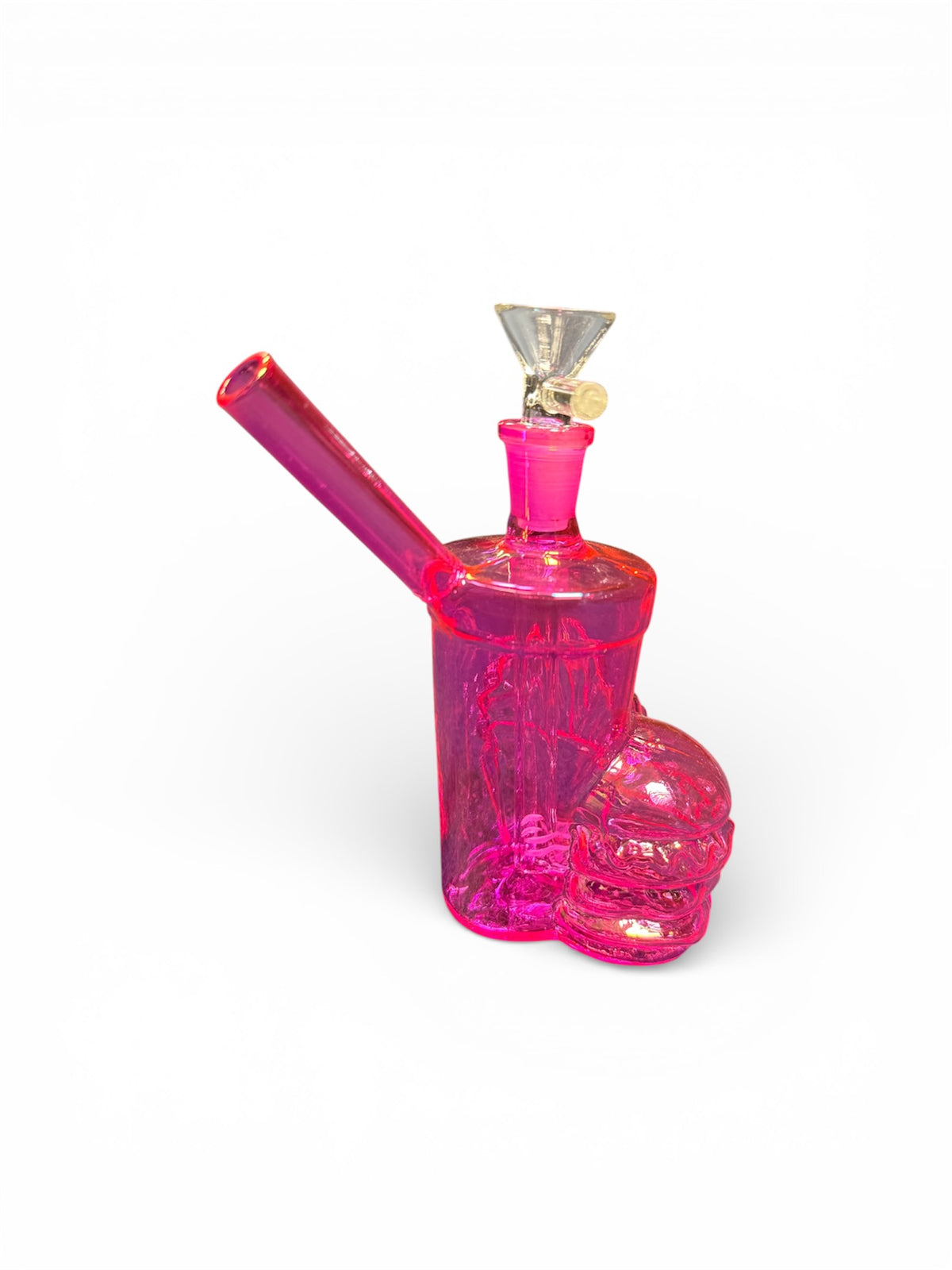 Pink Hamburger&Fries Waterpipe
