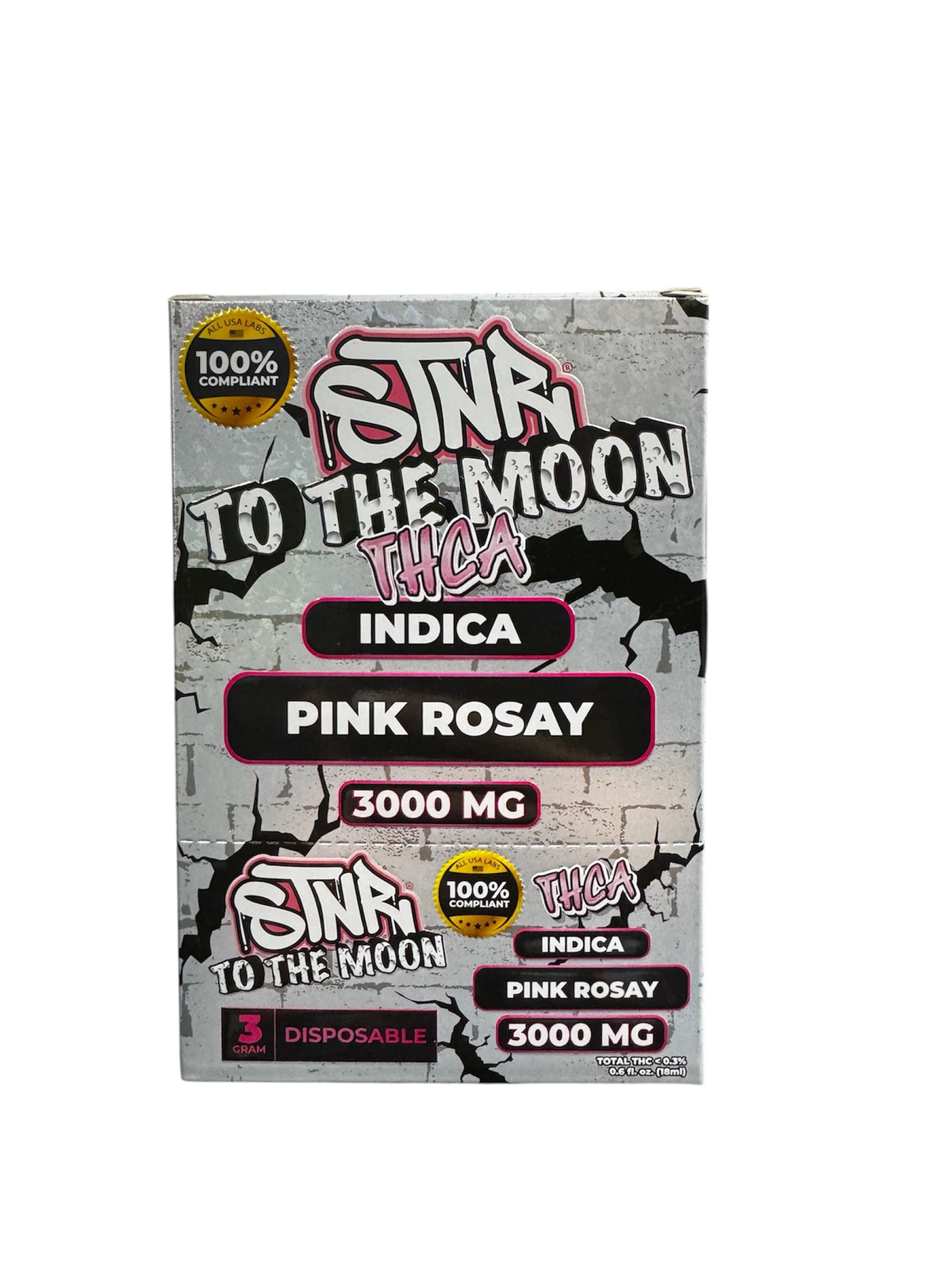 STNR To the Moon Edition 3 Gram THC Disposables