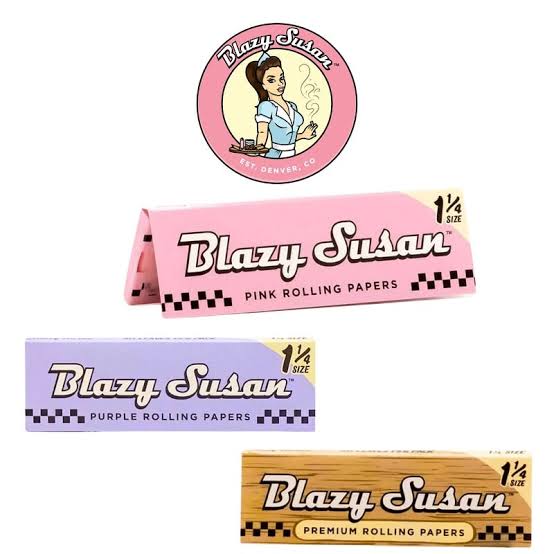Blazy Susan Rolling Papers (1 1/4 & King Size Slim)