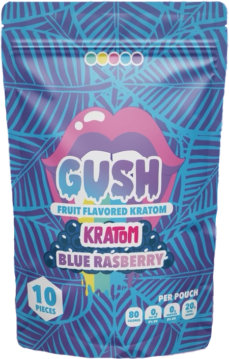 Gush Fruit Flavored Kratom Gummies