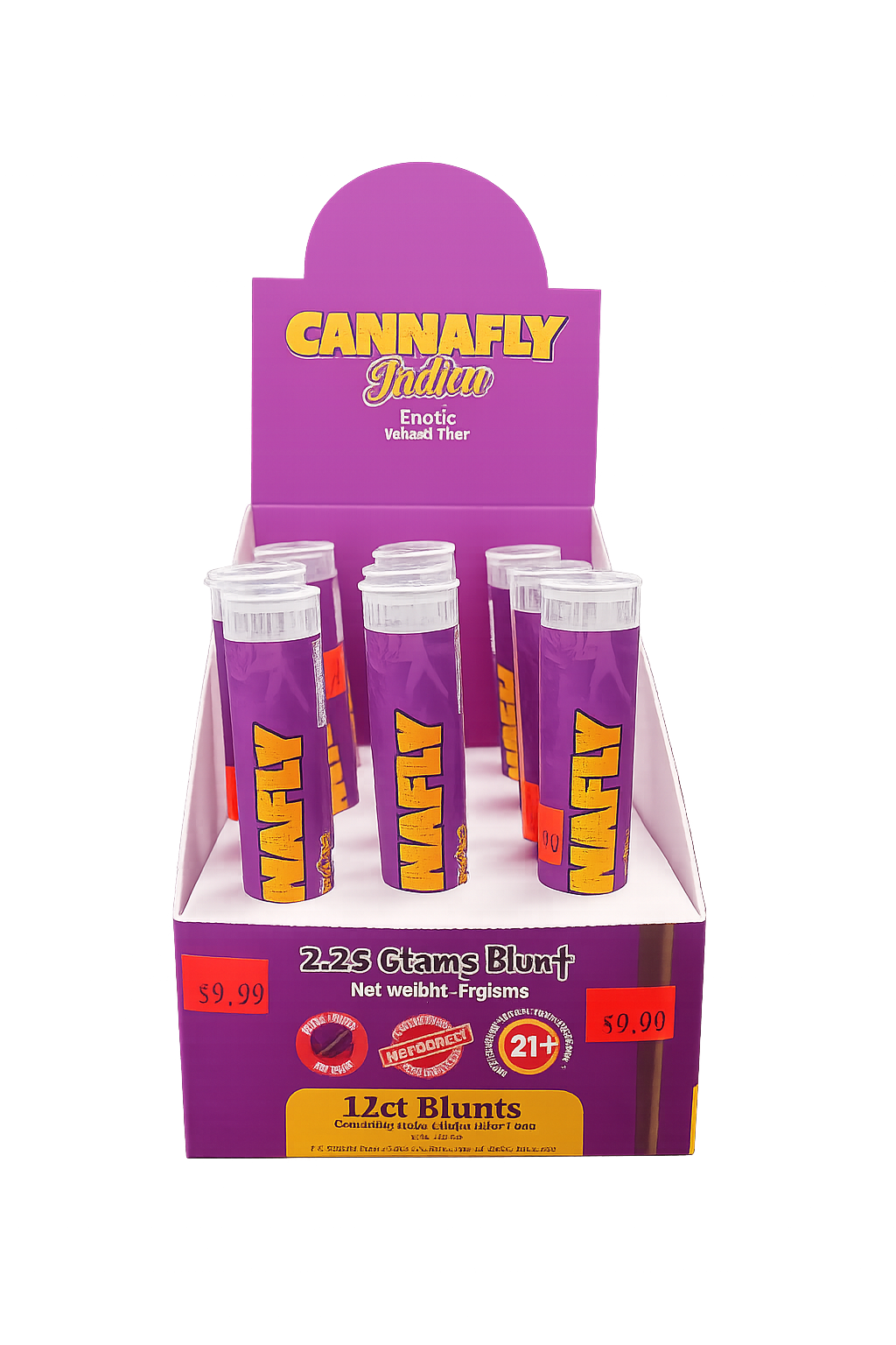 Cannafly D8 + THCP 2.25 Gram Blunts
