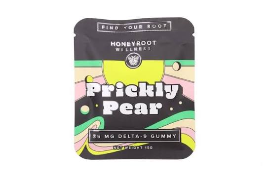Honeyroot Wellness Prickly Pear 35mg Delta-9 Gummies