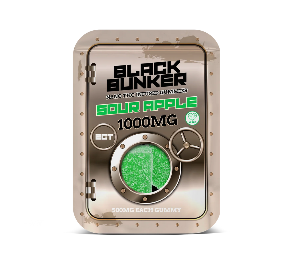 Black Bunker Nano THC Infused Gummies