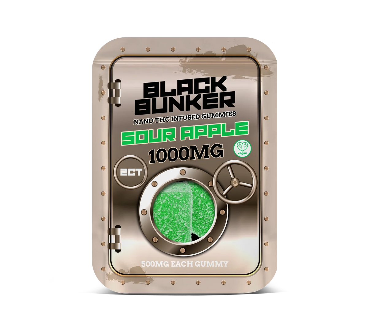 Black Bunker Nano THC Infused Gummies