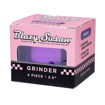 Blazy Susan 2.5" 4 Piece Purple Grinder