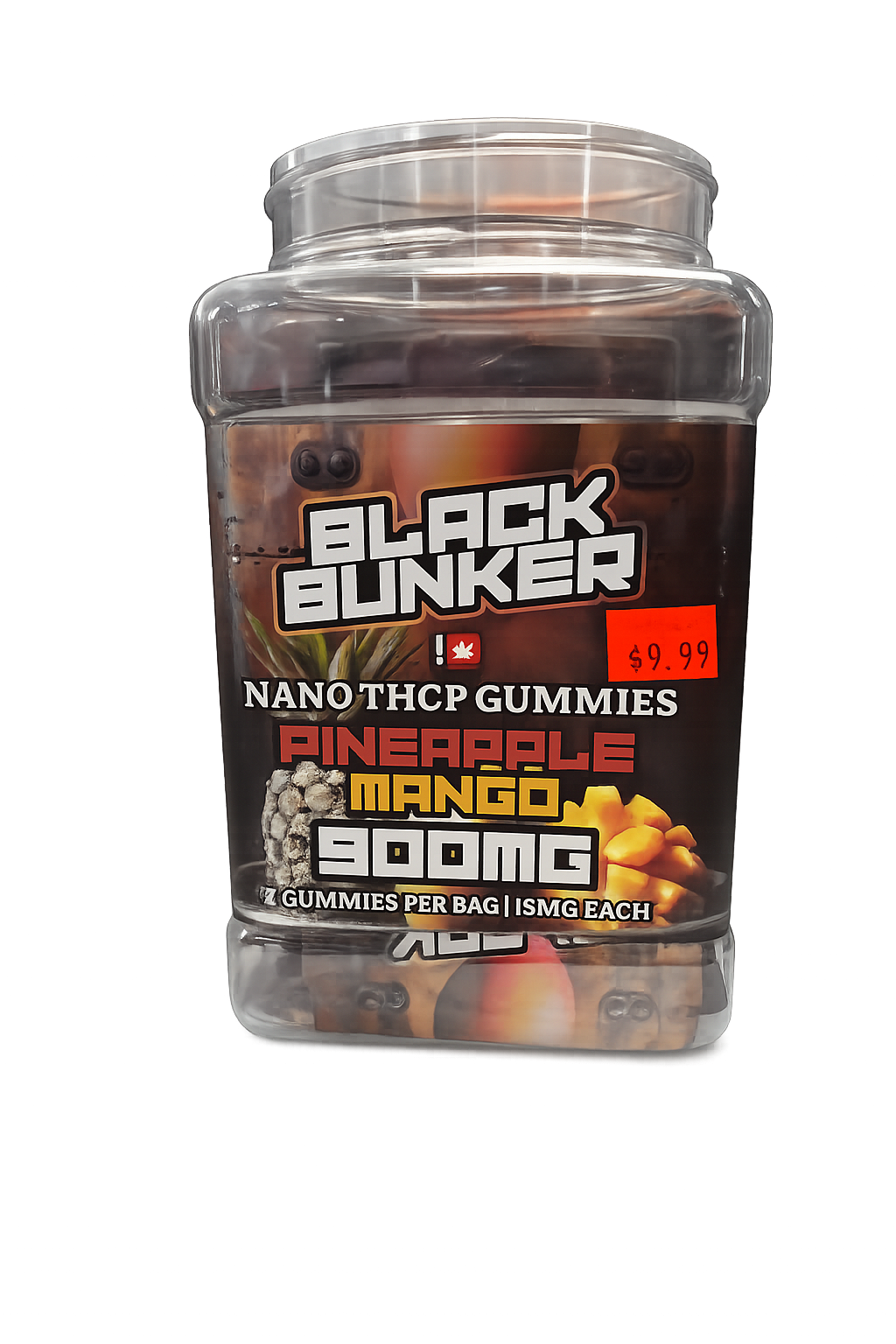 Black Bunker Nano THCP Infused Gummies