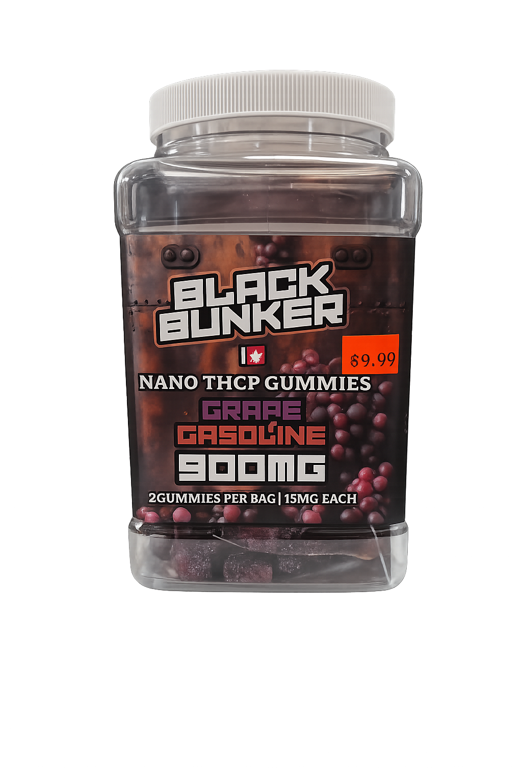 Black Bunker Nano THCP Infused Gummies